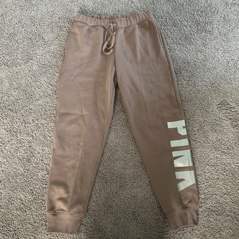 Victorias Secret Pink Sweatpants Iced Coffee M